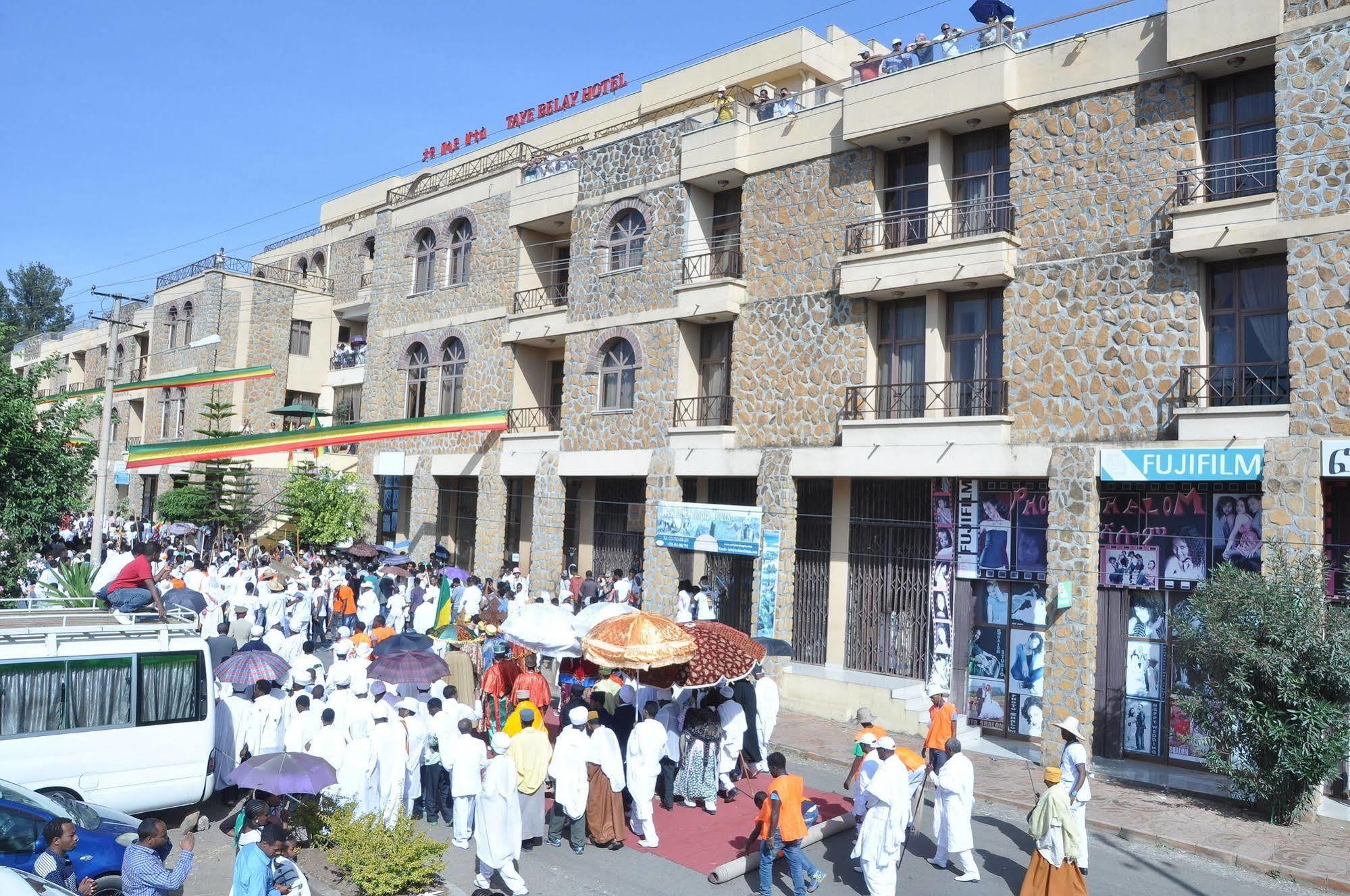 Taye Belay Hotel Gondar Exterior foto